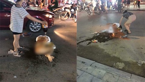 Đã khởi tố vụ cô gái bị lột đồ, tưới nước mắm làm nhục giữa phố ở Thanh Hóa