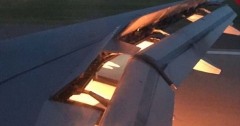 Máy bay chở đội tuyển Saudi Arabia bốc cháy trên không