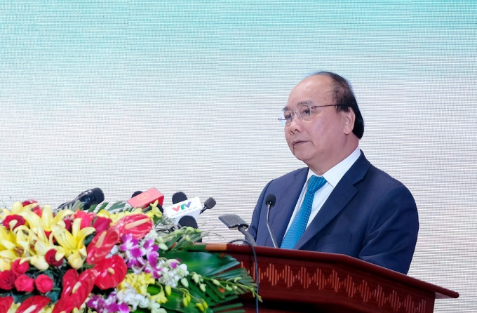 Thủ tướng Nguyễn Xu&acirc;n Ph&uacute;c ph&aacute;t biểu tại Hội nghị&nbsp;