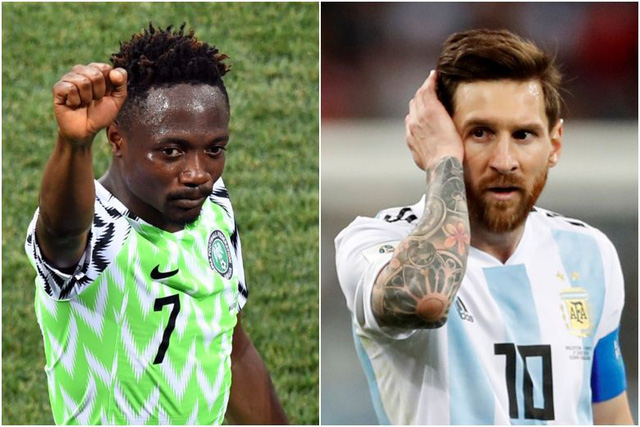 Musa (Nigeria) tự tin tuy&ecirc;n bố sẽ đ&aacute;nh bại Messi v&agrave; đội tuyển Argentina