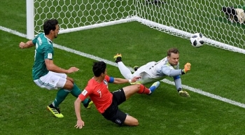 Đức 0-2 Hàn Quốc: Cỗ xe tăng “lăn bánh” về nước, Đức tự gạch tên mình khỏi World Cup 2018