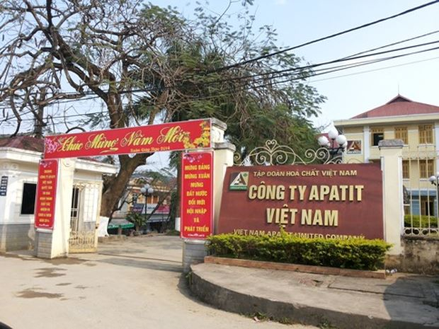 Trụ sở C&ocirc;ng ty Apatit Việt Nam tại tỉnh L&agrave;o Cai.