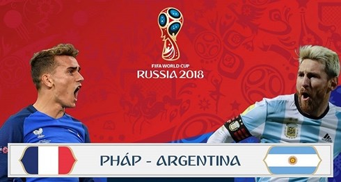 Lịch Thi Đấu Vòng 1/ 8 World Cup 2018 hôm nay (30/6): So tài đỉnh cao Pháp vs Argentina