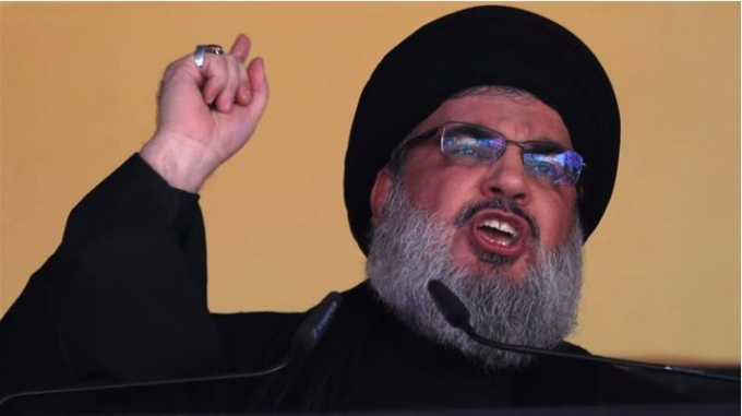 Tuyên bố trên truyền hình vào ngày Al Quds (31/5), ông Nasrallah khẳng định, nếu Washington tấn công nước Cộng hoà Hồi giáo Iran, toàn vùng sẽ chống lại Mỹ và các lợi ích của nước này ở Trung Đông. Nguồn: