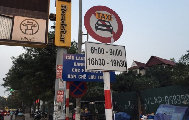 Danh sách 11 tuyến đường taxi bị cấm hoạt động tại Hà Nội