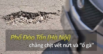 Hà Nội: Phố Đào Tấn chằng chịt những vết nứt và 