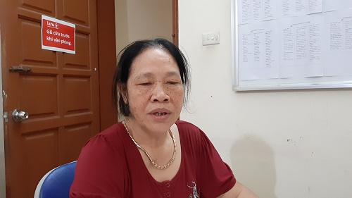 Bà Phùng Thị Thu làm việc với tòa soạn Pháp luật Plus