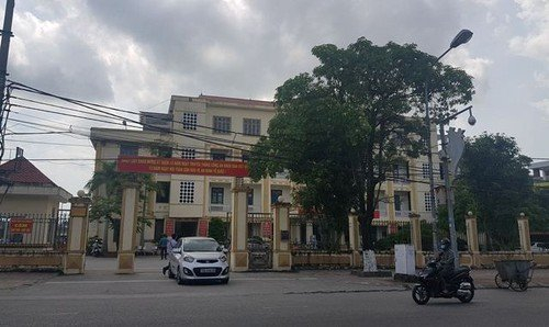 Trụ sở Công an T.P Thái Bình, nơi đang tạm giữ đối tượng Phạm Ánh Dương về hành vi dâm ô trẻ em