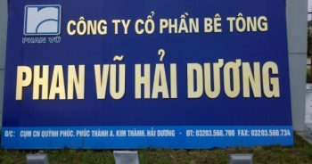 Công ty bê tông Phan Vũ Hải Dương xả nước thải vượt chuẩn bị tỉnh Hải Dương phạt nặng