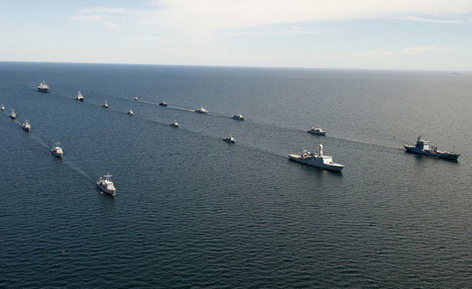 Cuộc tập trận mang tên BALTOPS được Mỹ cùng 17 nước phối hợp thực hiện trong khoảng thời gian 9-21/6. Nga tuyên bố sẽ cử hạm đội Baltic giám sát chặt chẽ. Ảnh: Hải quân Mỹ.