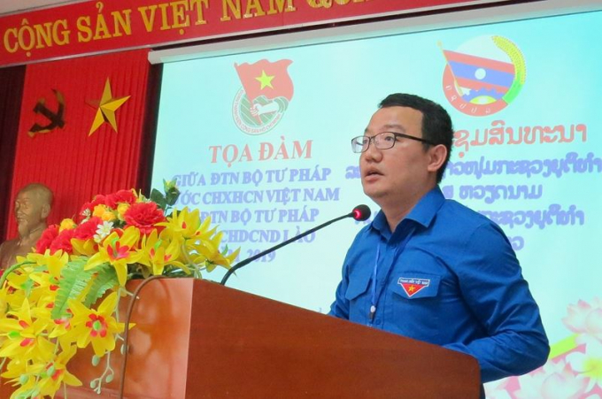 Bí thư Đoàn Bộ Tư pháp Việt Nam Hồ Quang Huy khẳng định, đây là cơ hội thúc đẩy giao lưu giữa thế hệ trẻ ngành Tư pháp hai nước