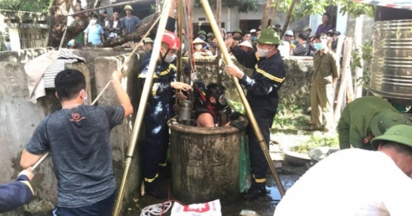 Hé lộ nguyên nhân hai bố con tử vong dưới giếng nước ở Thanh Hoá?