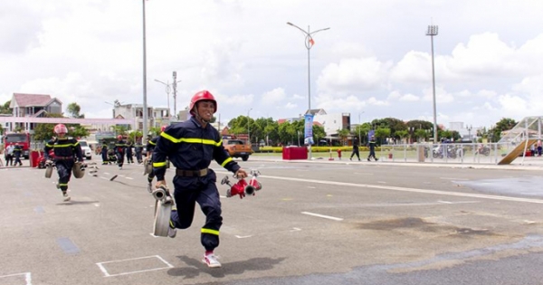 Sôi nổi Hội thao nghiệp vụ chữa cháy và cứu nạn cứu hộ tại Bà Rịa - Vũng Tàu