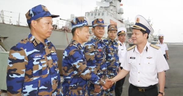 Bà Rịa - Vũng Tàu: Chính ủy Hải quân đến thăm và làm việc với Lữ đoàn 167, Lữ đoàn 171