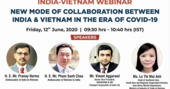Ngày mai (12/6) sẽ diễn ra Hội thảo trực tuyến “Việt Nam - Ấn Độ: Mô hình hợp tác mới trong hoàn cảnh Covid-19”