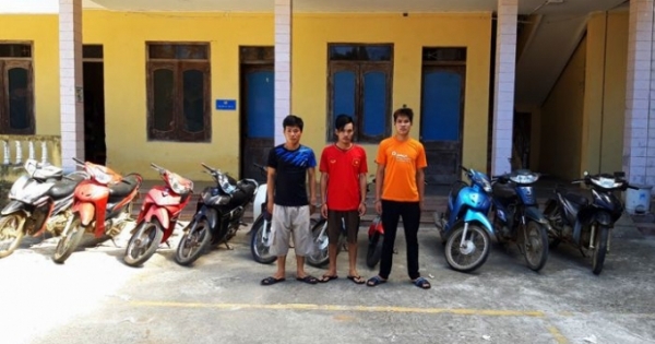 Thanh Hoá: Bắt giữ "ổ nhóm" trộm cắp xe máy liên huyện