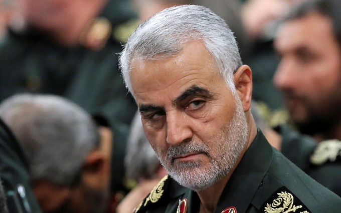 Tướng Vệ binh Cách mạng Hồi giáo Iran Qassem Soleimani. Ảnh: AP.