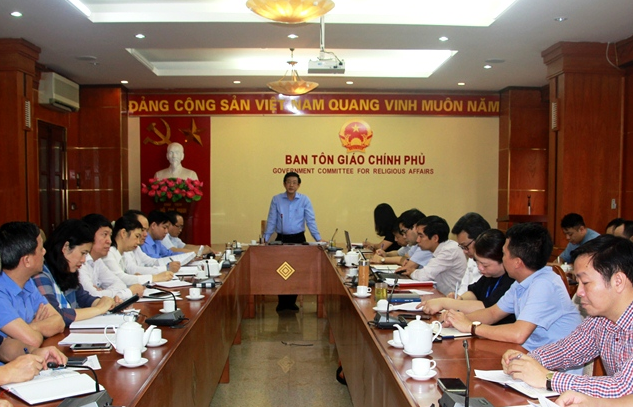 Ban Tôn Giáo Chính Phủ cùng các cơ quan chức năng họp bàn về các hoạt động của CLB Tình Người. (ảnh: http://btgcp.gov.vn)