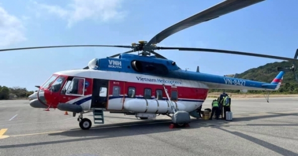 Tạm dừng chuyến bay đến Côn Đảo trừ máy bay trực thăng từ 17h ngày 5/6