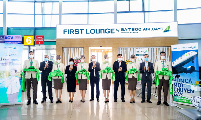 Ảnh 1: Bamboo Airways chính thức khai trương Phòng chờ Thương gia tại Quy Nhơn