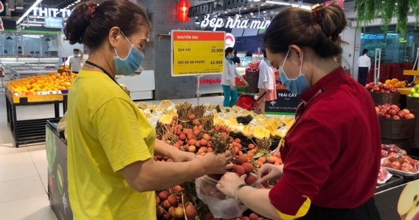 Hệ thống siêu thị Vinmart sẽ nhập khoảng 2.000 tấn vải thiều Bắc Giang