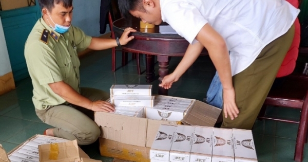 Gia Lai: Phát hiện gần 1.500 bao thuốc lá nhập lậu