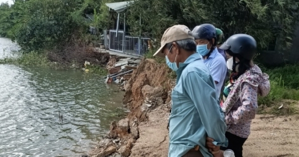 Ngành chức năng vào cuộc tìm giải pháp ngăn việc sạt lở sông Đồng Nai