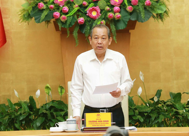 Phó Thủ tướng Thường trực Trương Hoà Bình. Ảnh: VGP