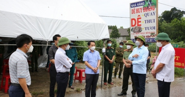 Khởi tố vụ án làm lây lan dịch bệnh COVID-19 tại Hương Sơn