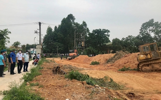 TP. Vĩnh Yên (Vĩnh Phúc): Cưỡng chế thu hồi đất tại phường Tích Sơn để  phục vụ dự án