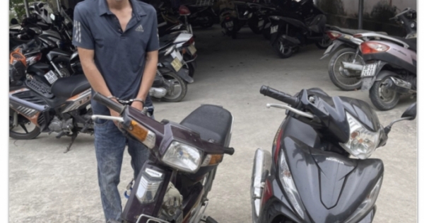 Thanh Hoá: Bắt giữ đối tượng liên tiếp gây ra hàng chục vụ trộm cắp xe máy