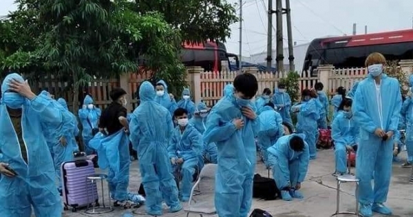 Nghệ An: Đón hơn 800 công nhân về từ vùng dịch Bắc Giang
