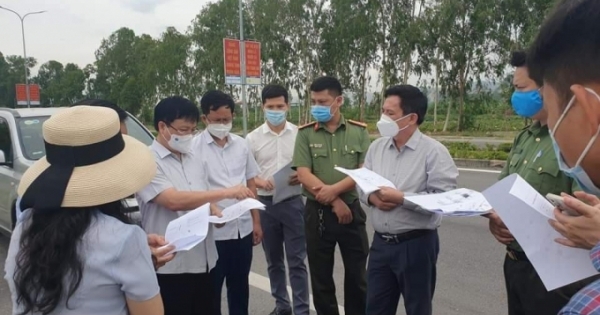 Tổng lực truy vết những người liên quan đến chợ đầu mối trên diện rộng tại Nghệ An