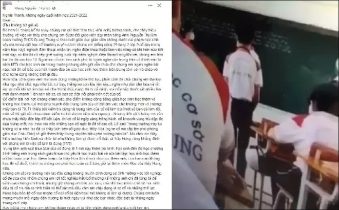 Cảnh cáo cô giáo tiếng Anh đánh 19 học sinh