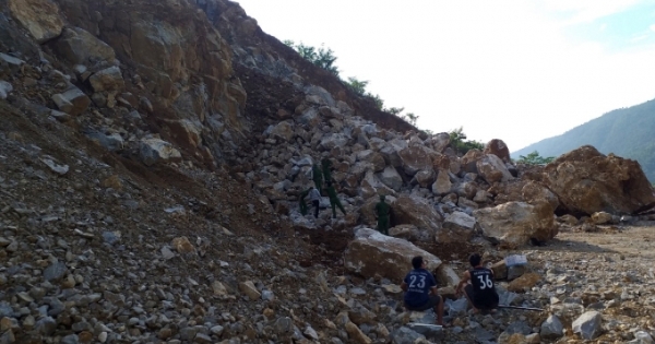 Hà Giang: Sập mỏ đá Pắc Luốc, 2 người tử vong