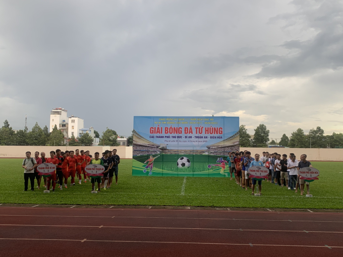 Các đội bóng tham dự giải đấu hội tụ từ 4 thành phố Biên Hòa, Thuận An, Dĩ An và Thủ Đức.