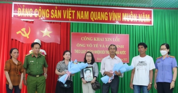 Công khai xin lỗi cụ ông đã qua đời ở Bình Thuận trong vụ án oan sai 42 năm về trước