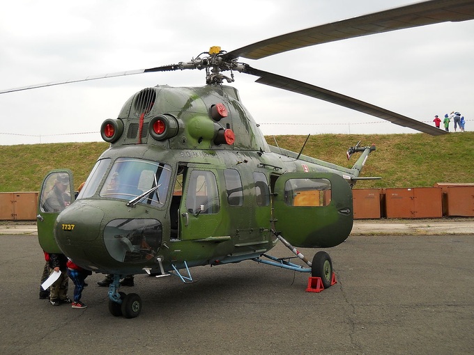 Trực thăng hạng nhẹ Mi-2 của Không quân Slovakia (Ảnh: Jagermeister).