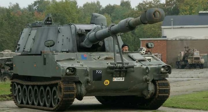 Pháo tự hành M109 cỡ nòng 155mm (ẢNh: Defense Express).
