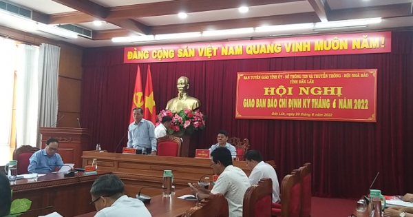 Tỉnh Đắk Lắk gặp mặt các cơ quan báo chí nhân kỷ niệm 97 năm Ngày Báo chí cách mạng Việt Nam
