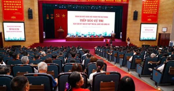Đoàn đại biểu Quốc hội Hải Phòng tiếp xúc cử tri huyện An Dương