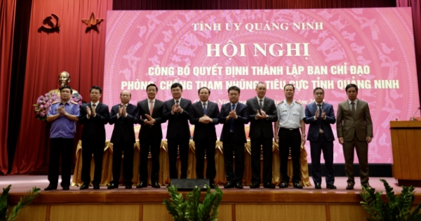 Quảng Ninh: Thành lập ban chỉ đạo về phòng, chống tham nhũng, tiêu cực