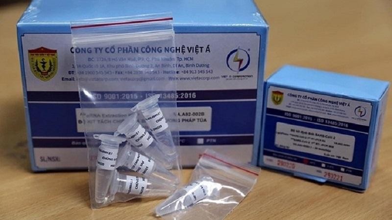 Kit test của Công ty Việt Á.