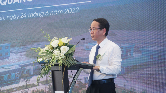 Ông Phan Mạnh Hùng – Phó Chủ tịch UBND tỉnh Quảng Bình phát biểu tại sự kiện