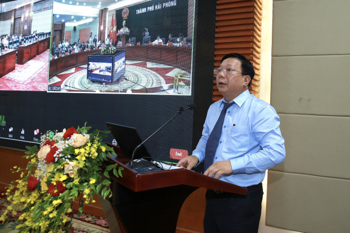 Ông Nguyễn Đức Thọ - Phó Chủ tịch UBND TP Hải Phòng phát biểu tại hội thảo.