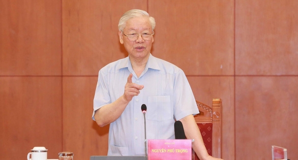 Tổng Bí thư Nguyễn Phú Trọng chủ trì Hội nghị tổng kết 10 năm phòng, chống tham nhũng, tiêu cực