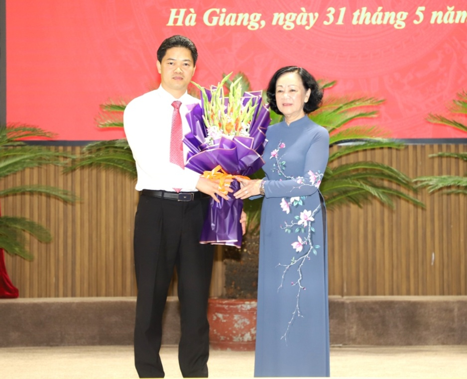 Ông Vũ Mạnh Hà được Bộ Chính trị điều động, chỉ định giữ chức Phó Bí thư Tỉnh uỷ Lai Châu. Ảnh Báo Hà Giang