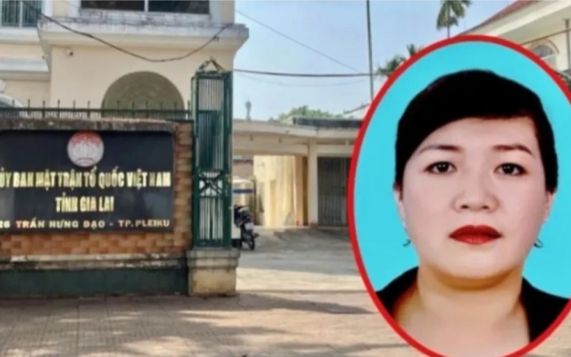 Khởi tố nữ kế toán Ủy ban MTTQ Việt Nam tỉnh Gia Lai tội tham ô