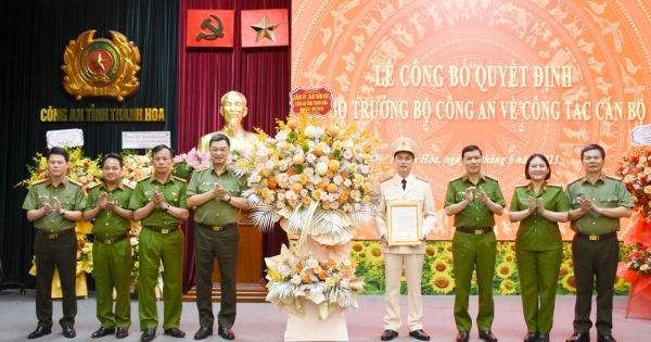 Đại tá Phùng Xuân Tiến làm Phó Giám đốc Công an tỉnh Thanh Hóa