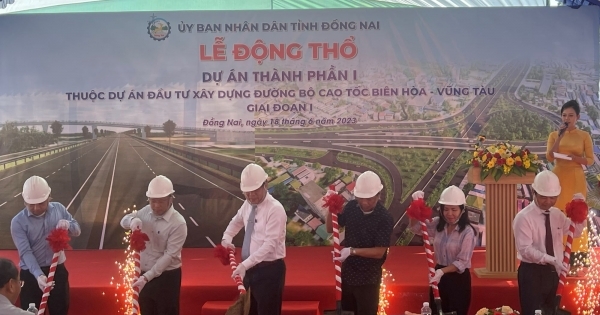 Động thổ xây đường bộ cao tốc Biên Hòa - Vũng Tàu giai đoạn 1